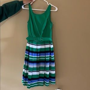 Banana republic cotton midi sundress with belt